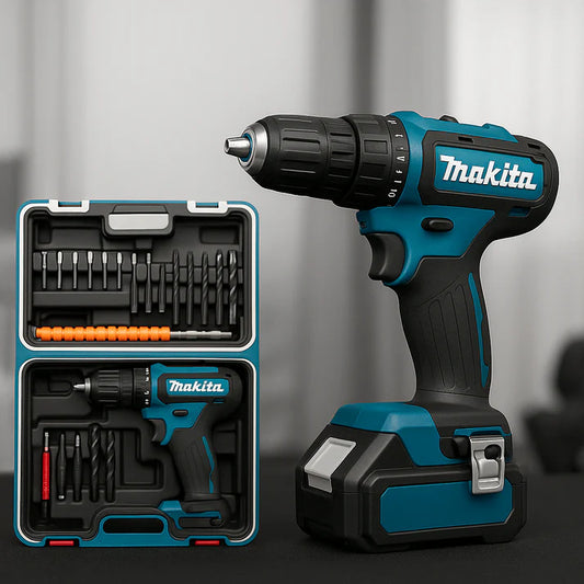 Makita 36V Cutie Albastră™ – Bormașină profesională 3 în 1 (găurire, înșurubare, percuție)