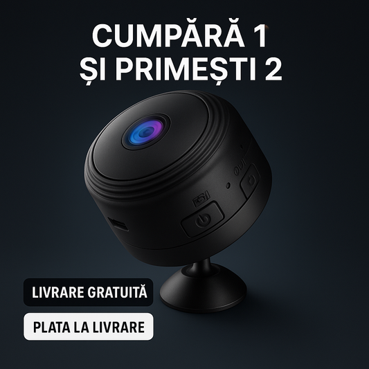 SpyGuard™ S9 MicroVision – Supraveghere invizibilă, protecție totală [Cumperi 1, primești 2!]